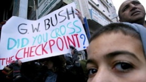 Къде е Буш в близкоизточната главоблъсканица