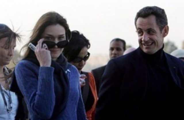 Саркози и Бруни прекараха първата си брачна нощ във вила Ла Лантерн