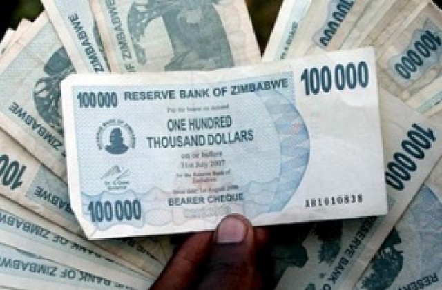 Инфлацията в Зимбабве надхвърли 100 000%