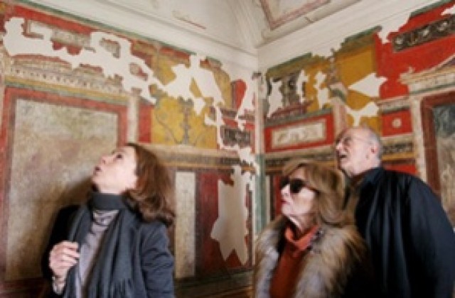 Нови реставрирани фрески в дома на Август в Рим