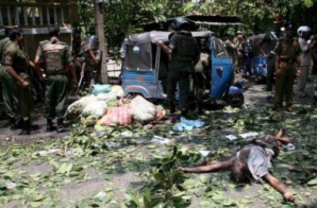 Осем души загинаха при експлозията в Шри Ланка, 90 ранени