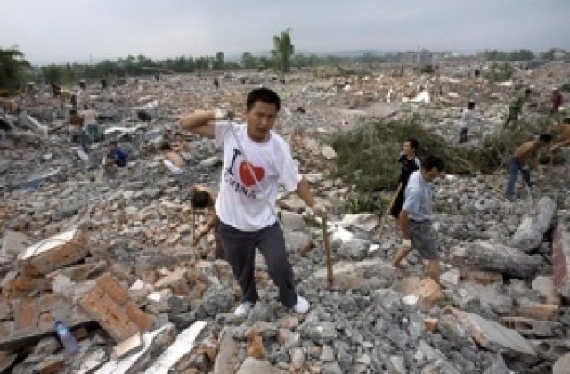 Над 80 000 души са загиналите при земетресението в Китай