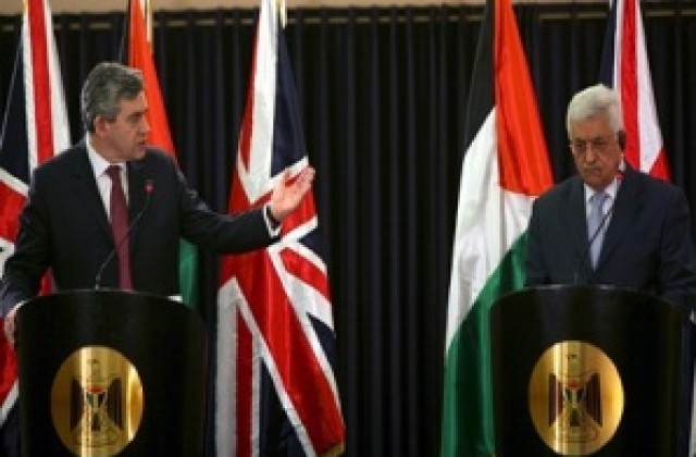Британският премиер обеща на палестинците още 60 милиона долара