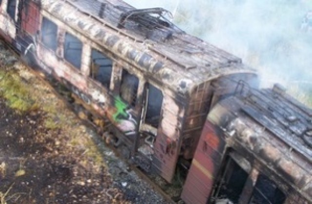 Горя влакът от Пловдив за София, няма пострадали