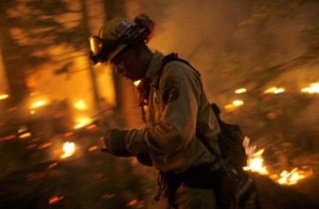Горски пожар в Калифорния унищожи десетки къщи