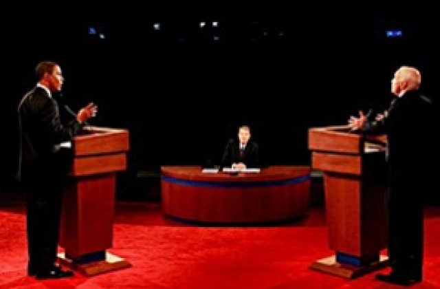Обама печели преднина пред Маккейн след първата TV дискусия