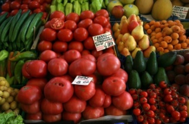 Сезонно увеличение на зеленчуците и плодовете