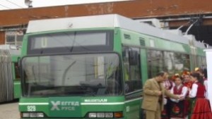 7 нови тролея вече са по русенските улици