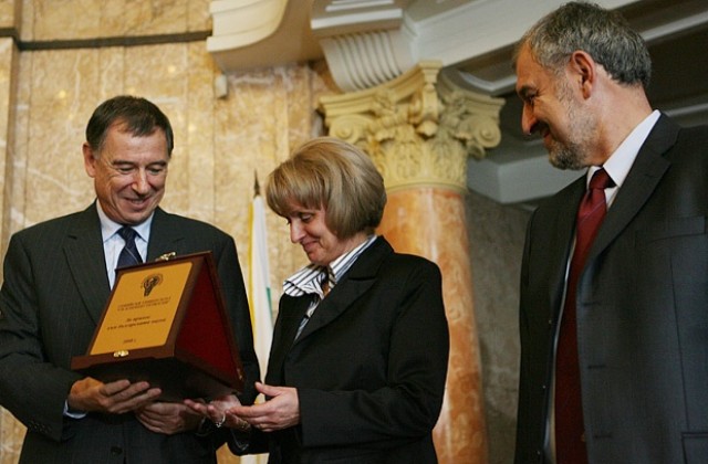 Проф. Борис Гълъбов получи голямата награда за наука на СУ