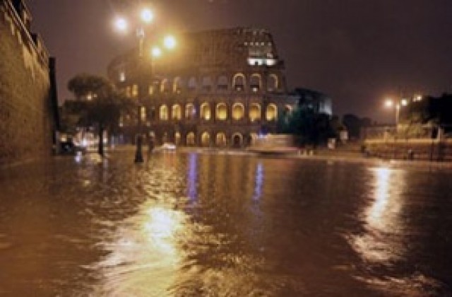 Бурите в Италия взеха една жертва