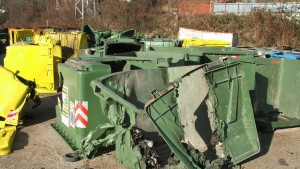 Щети за близо 10 хиляди от изгорели контейнери в Габрово