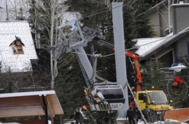 Лифт се срути в канадски курорт, петима ранени