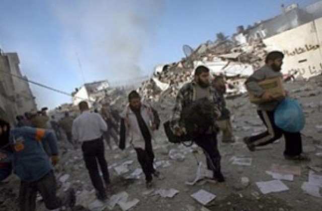Най-малко 20 ракетни удара нанесе Израел срещу Ивицата Газа
