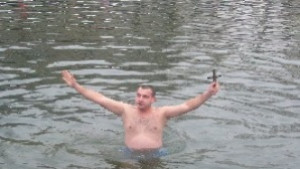 Ерген извади кръста на Богоявление