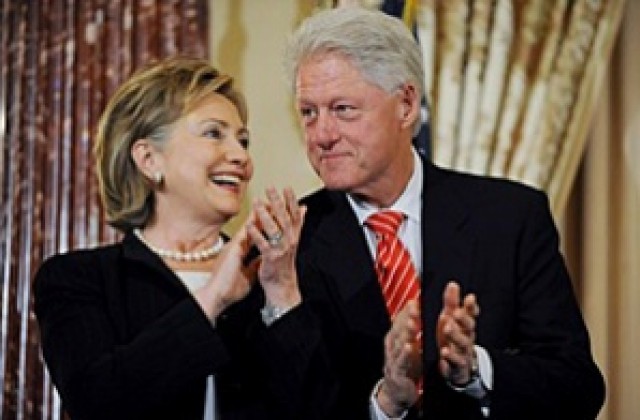Хилари Клинтън благодари на съпруга си за получения жизнен опит от всякакъв вид