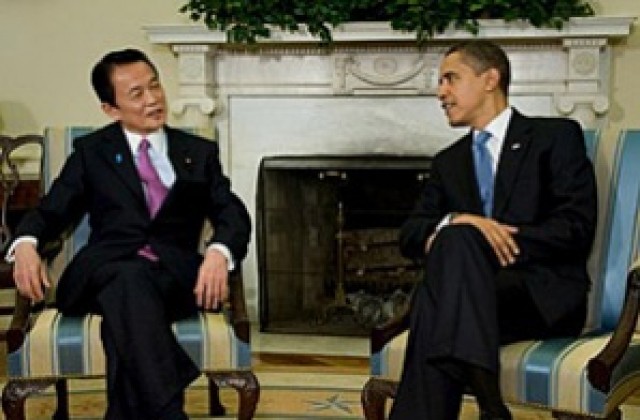 Японският премиер – първият чуждестранен лидер, приет от Обама в Белия дом
