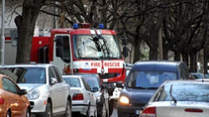 Пожар горя в кооперация в столицата