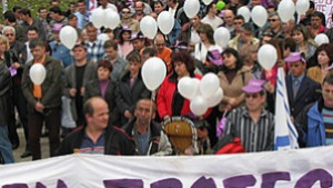 Работници протестираха в Кърджали
