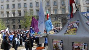 Кремиковските работници отново на протест