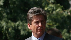 Президентът на молебен на гроба на Свети Кирил