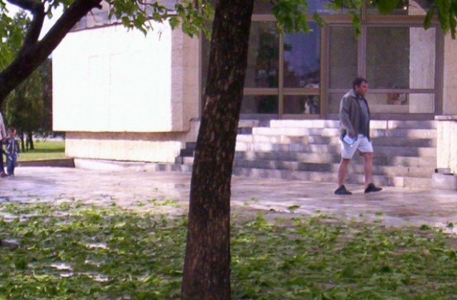 Градушката отнесе цирково шапито