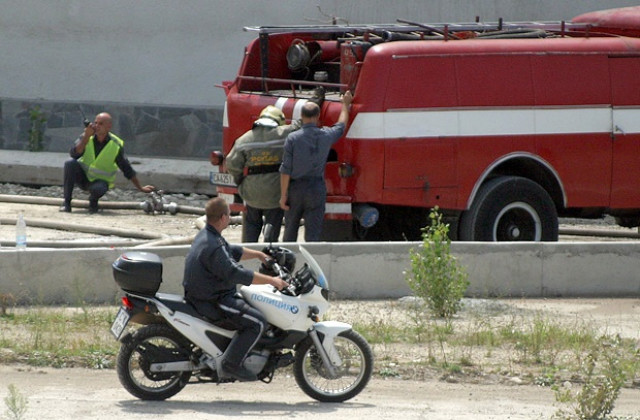 Автоцистерна се запали на пътя Русе - София