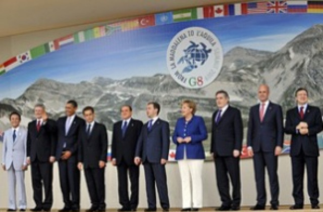 Г-8 си постави за цел да съкрати парниковите емисии с 80% до 2050 г.