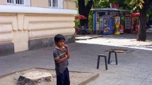 Отрязаха дърветата пред театъра в Габрово