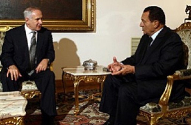 Нетаняху и Мубарак се срещнаха в Кайро