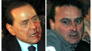 Берлускони влезе в списъка на политици обект на нападение