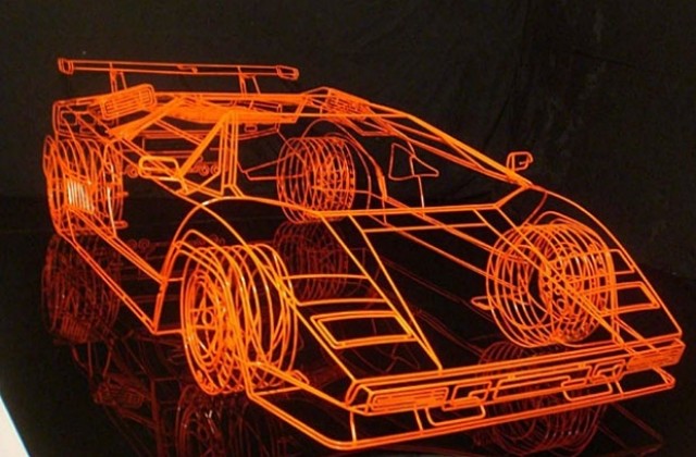 Направиха телено Lamborghini Countach