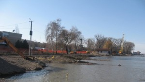 Река Дунав при Лом спадна с 5 см