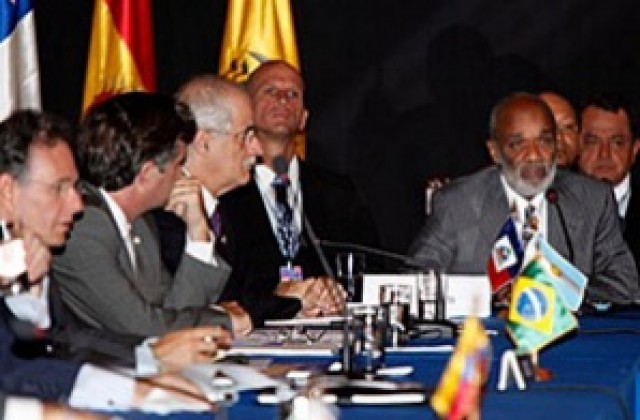 Започна среща на южноамерикански държави за помощ на Хаити