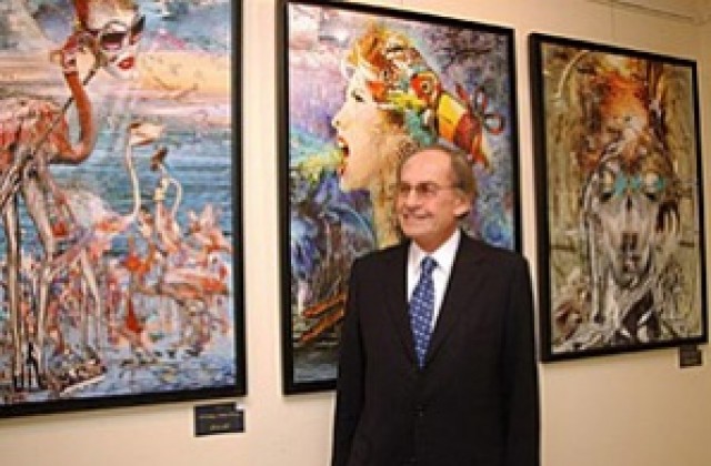 Бащата на Саркози излага картини в Будапеща