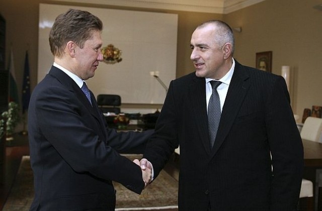 Първанов и Борисов се срещнаха с шефа на Газпром Алексей Милер