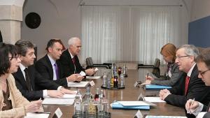 Присъединяването ни към Еврозоната основна тема за Първанов и Юнкер