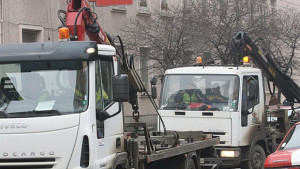 Акция срещу паркирането в зелените площи в София