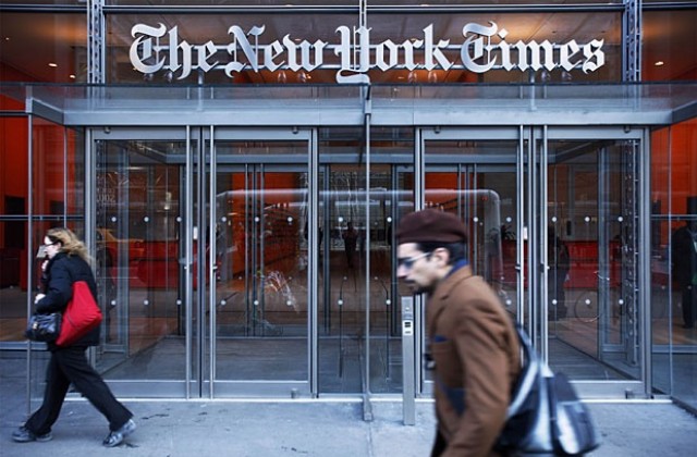 Ню Йорк таймс пусна видеозаписи на редакционните си събрания