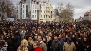 Шествието в памет на брутално убитата Радостина Събитие 2009 на