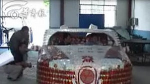 Направиха Bugatti Veyron от цигарени кутии