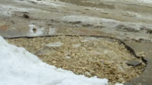 Трап зейна на оживено кръстовище