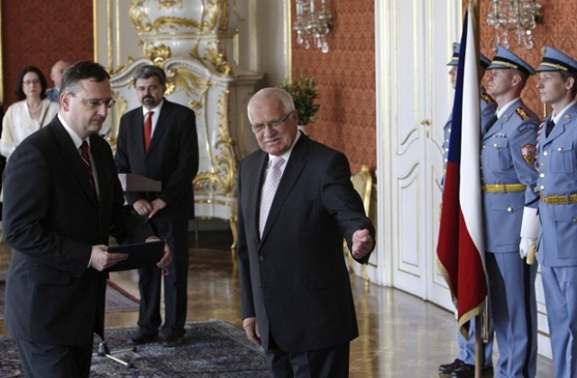 Чешкият президент назначи Петър Нечас за премиер