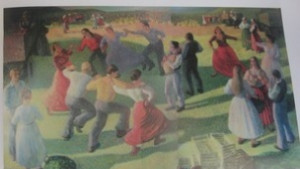 Картина за Сливен в учебник по рисуване в Русия