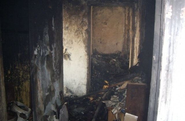 Апартамент изгоря в Русе