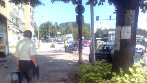 Велосипедистка в болница след пътен инцидент