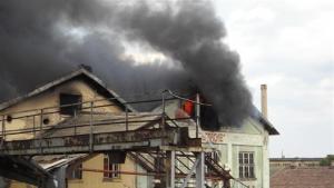 Пожар изпепели мелница Съгласие