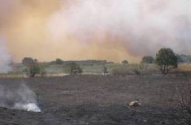Земеделци едва не подпалиха защитена местност