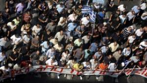 Стотици превозвачи на протест в Атина