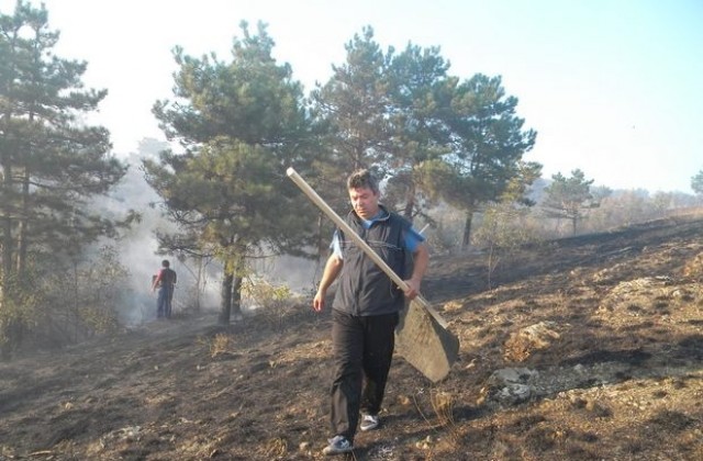 Пожар вилня в Айтос
