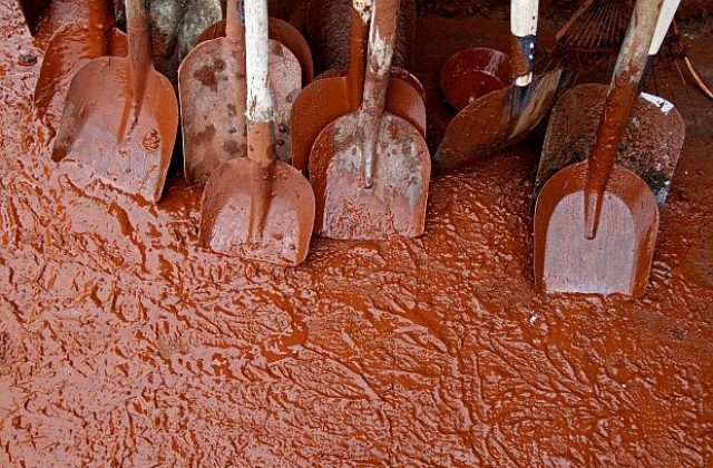 Година ще почистват шлаката в Унгария